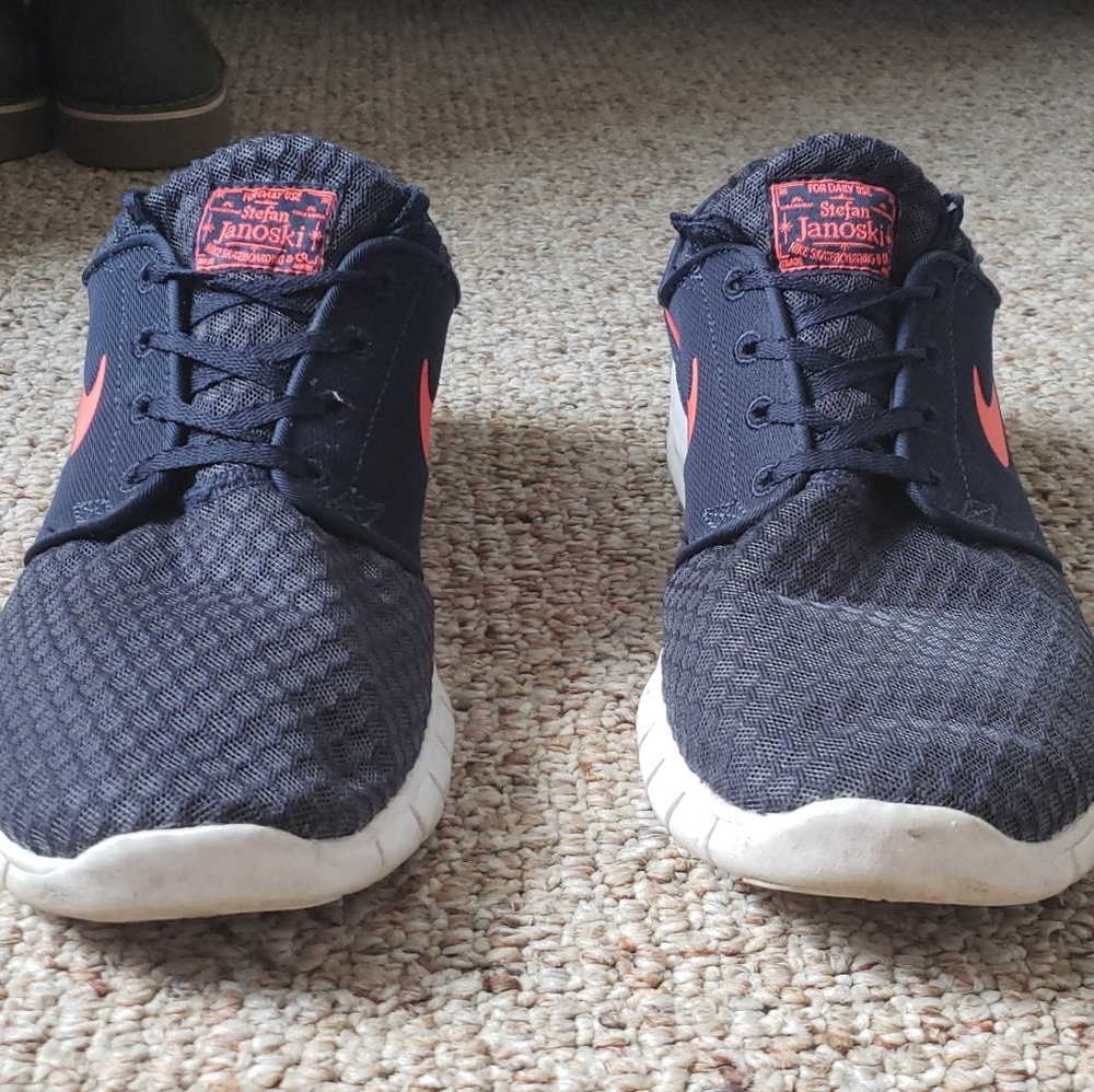 Nike SB Janoski Shoes - Navy blue/orange